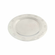 Flacher Teller DKD Home Decor Silber Edelstahl (30 x 30 x 0.5 cm)