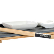 Sushi-Set DKD Home Decor Bambus Tafel (9 pcs) (30 x 10 x 3,5 cm)