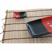 Sushi-Set DKD Home Decor aus Keramik Bambus (12 pcs) (31 x 27 x 2,5 cm)