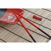 Sushi-Set DKD Home Decor aus Keramik Bambus (12 pcs) (31 x 27 x 2,5 cm)