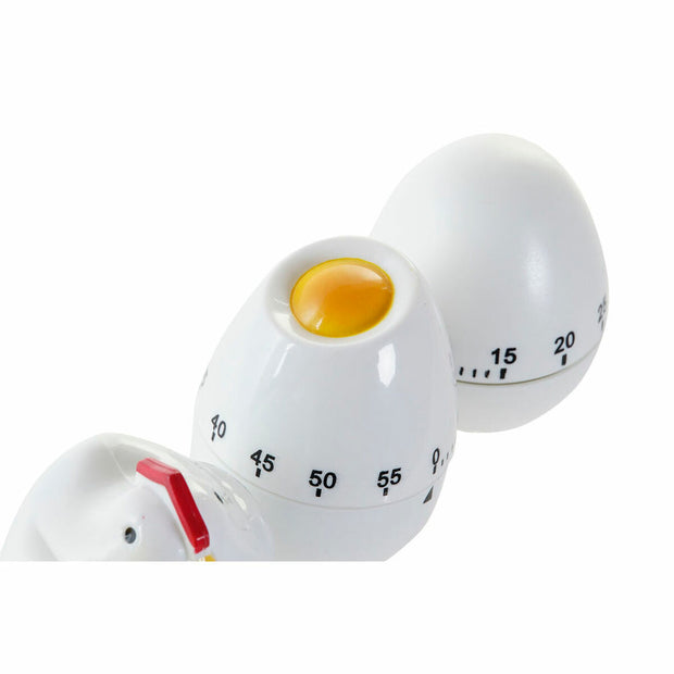 Küchenwecker DKD Home Decor Huhn ABS (4 pcs) (5.5 x 5.5 x 7 cm)