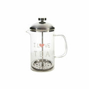Teekanne DKD Home Decor Durchsichtig Edelstahl Silber Borosilikatglas (18 x 9.5 x 20.5 cm) (1 L)