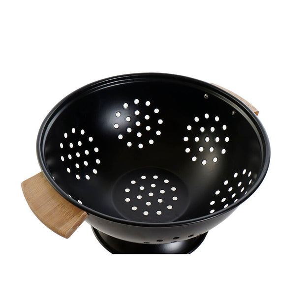 Nudelabtropfsieb DKD Home Decor Schwarz Edelstahl (29 x 25,5 x 13,7 cm)