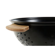 Nudelabtropfsieb DKD Home Decor Schwarz Edelstahl (29 x 25,5 x 13,7 cm)