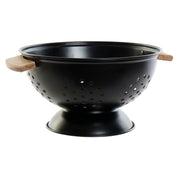 Nudelabtropfsieb DKD Home Decor Schwarz Edelstahl (29 x 25,5 x 13,7 cm)