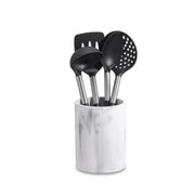 Küchenutensilien-Set DKD Home Decor Grau Edelstahl Harz (13,4 x 13,4 x 32 cm)