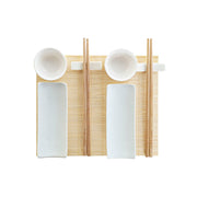 Sushi-Set DKD Home Decor Bambus Steingut (28,5 x 19,5 x 3,3 cm)