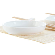 Sushi-Set DKD Home Decor Bambus Steingut (7 pcs) (28,8 x 19,8 x 3 cm)