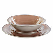 Geschirr DKD Home Decor S3025792 Steingut (26,5 x 26,5 x 3 cm) (21 x 21 x 5,5 cm) (26.5 x 26.5 x 3 cm) (19 x 19 x 3 cm) (18 pcs)