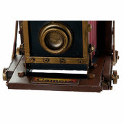 Pencil Case DKD Home Decor Photo camera Metal (16,5 x 17,5 x 18 cm)