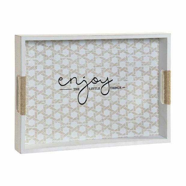 Schale DKD Home Decor Enjoy Holz Boho (35 x 25 x 4 cm)