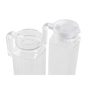 Transparenter Glaskrug DKD Home Decor Grundlegend (7,6 x 12 x 24 cm) (2 Stück)