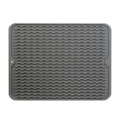 Abtropfsieb für die Spüle DKD Home Decor Grau Silikon (40 x 30,5 x 0,5 cm)
