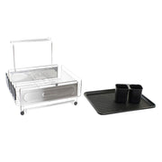Abtropfsieb für die Spüle DKD Home Decor Schwarz Edelstahl PP (45 x 30,5 x 30 cm)