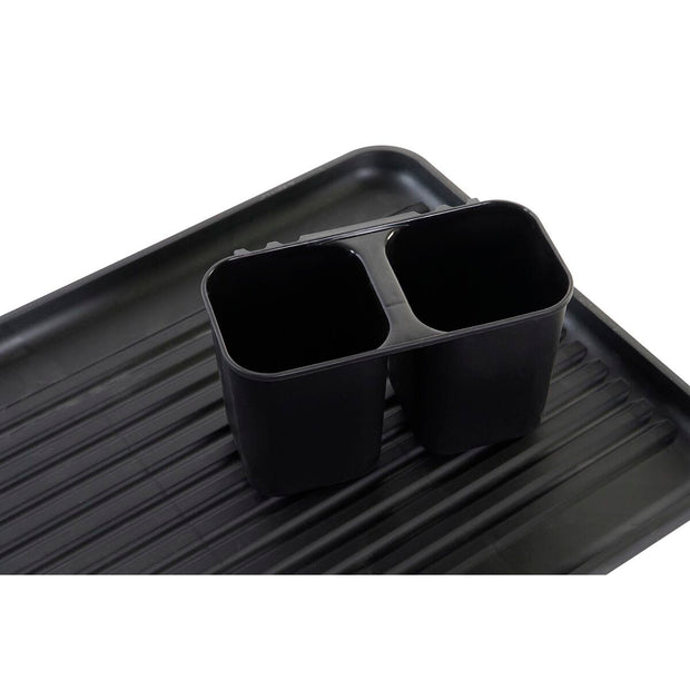 Abtropfsieb für die Spüle DKD Home Decor Schwarz Edelstahl PP (45 x 30,5 x 30 cm)