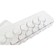 Eierbehälter DKD Home Decor Kühlschrank Durchsichtig Acryl (36,5 x 11 x 7,5 cm)