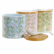 Zuckerdose DKD Home Decor Bambus Dolomite (7.5 x 7.5 x 7.5 cm) (3 pcs)