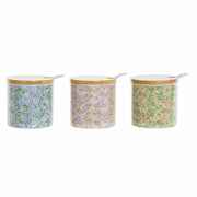 Zuckerdose DKD Home Decor Bambus Dolomite (7.5 x 7.5 x 7.5 cm) (3 pcs)