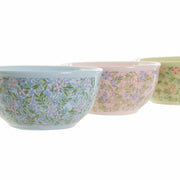 Schale DKD Home Decor Blomster Dolomite (3 pcs) (14 x 14 x 7 cm)