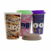 Henkelbecher DKD Home Decor Silikon Porzellan (400 ml) (3 pcs)