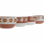 Schale DKD Home Decor Steingut (12 x 12 x 6.5 cm) (4 pcs) (460 ml)