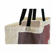 Shopping Bag DKD Home Decor Canvas Black White (42 x 15 x 66 cm) (4 pcs)