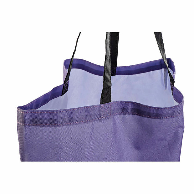 Shopping Bag DKD Home Decor Black Blue Brown Polyester Nylon (43 x 15 x 66 cm) (3 pcs)