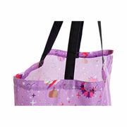 Shopping Bag DKD Home Decor Pink Lilac Polyester Nylon (43 x 15 x 66 cm) (2 pcs)