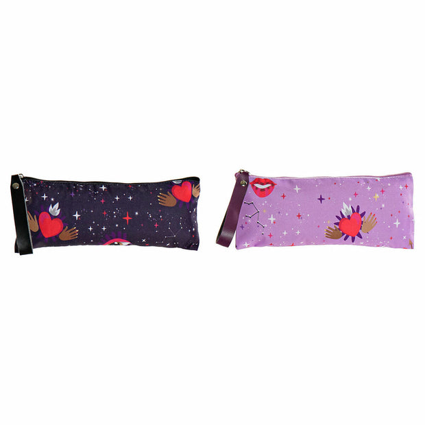 Case DKD Home Decor Pink Lilac (2 pcs)