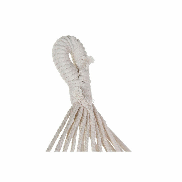 Hammock DKD Home Decor Pink Polyester Cotton Pinewood Fringe (255 x 80 x 28 cm)