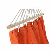 Hammock DKD Home Decor Orange Polyester Cotton Pinewood Fringe (255 x 80 x 28 cm)