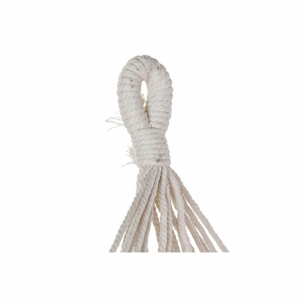 Hammock DKD Home Decor Orange Polyester Cotton Pinewood Fringe (255 x 80 x 28 cm)