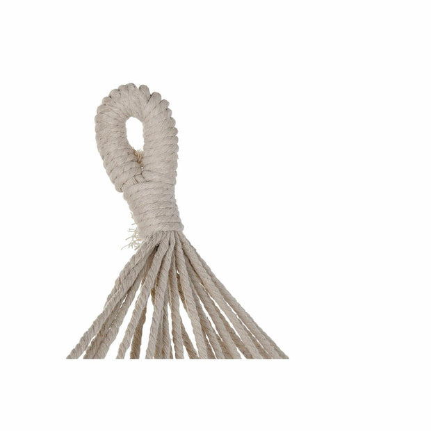 Hammock DKD Home Decor Grey Polyester Cotton Pinewood Fringe (255 x 80 x 28 cm)