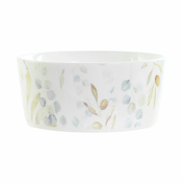 Satz für Appetithäppchen DKD Home Decor Bambus Steingut (5 pcs) (19.7 x 19.7 x 1 cm)