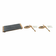 Sushi-Set DKD Home Decor aus Keramik Tafel Bambus (9 pcs)