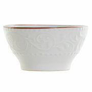 Schale DKD Home Decor Weiß Steingut (14.7 x 14.7 x 7.7 cm)