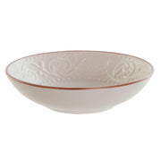 Schale DKD Home Decor Beige Steingut (20.5 x 20.5 x 5 cm)