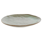 Flad plade DKD Home Decor türkis Steingut (19.6 x 16.6 x 2.2 cm)