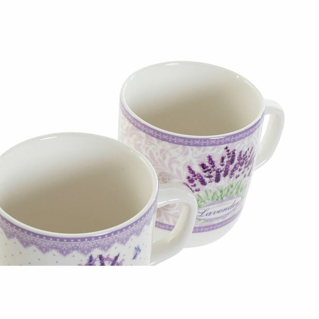 Henkelbecher DKD Home Decor Lavendel (380 ml) (2 pcs)