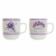 Henkelbecher DKD Home Decor Lavendel (380 ml) (2 pcs)