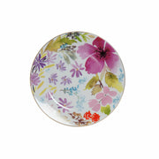 Flad plade DKD Home Decor Blomster (19 x 19 x 2 cm) (2 pcs)
