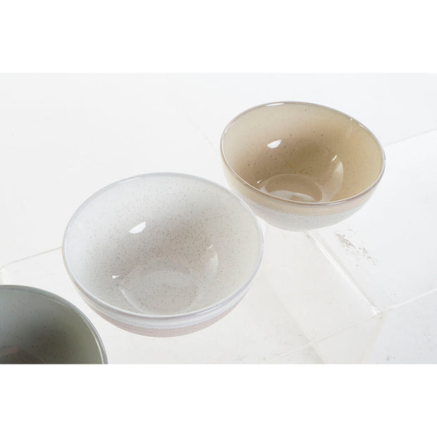Schüssel DKD Home Decor Steingut (13,5 x 13,5 x 6,5 cm) (3 Stück)