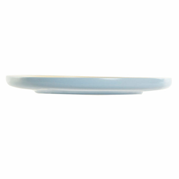 Flacher Teller DKD Home Decor Bone China Porzellan (3 pcs) (26 x 26 x 2 cm)