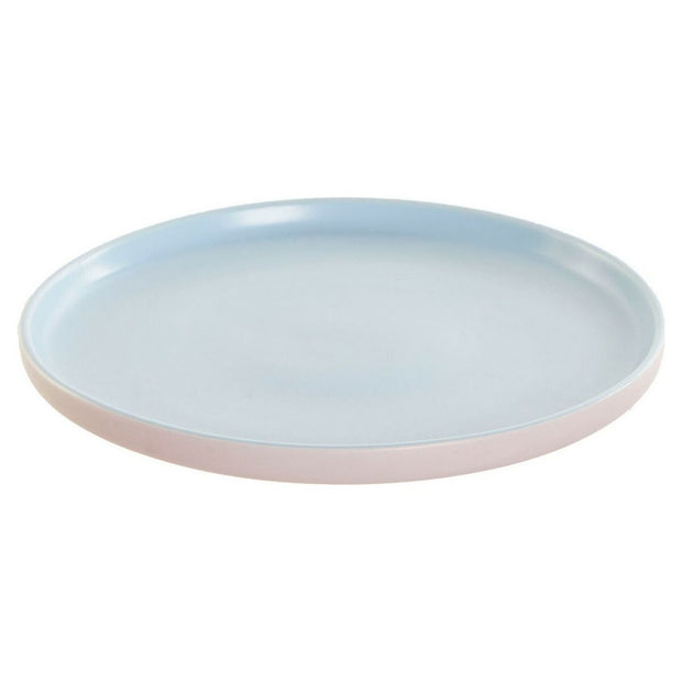 Flacher Teller DKD Home Decor Bone China Porzellan (20 x 20 x 2 cm) (3 pcs)