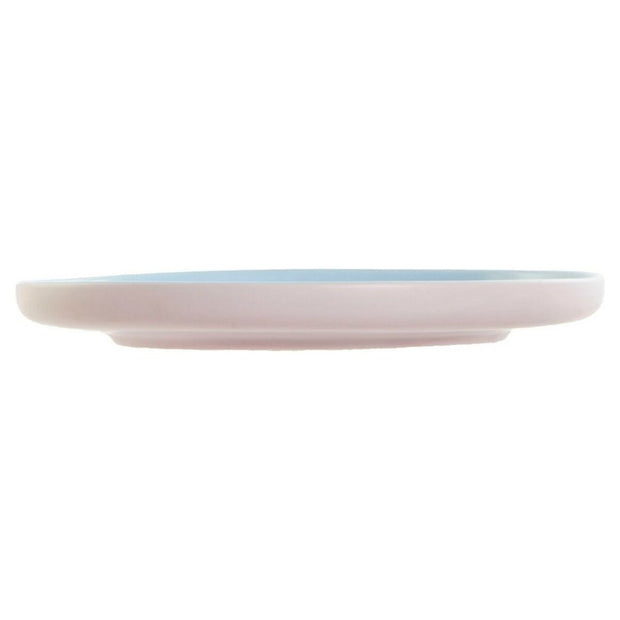 Flacher Teller DKD Home Decor Bone China Porzellan (20 x 20 x 2 cm) (3 pcs)