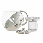 Teekanne DKD Home Decor S3026073 Kristall Edelstahl Silber (18 x 13 x 15 cm) (1100 ml)
