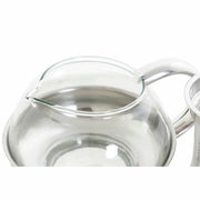 Teekanne DKD Home Decor S3026076 Kristall Edelstahl Silber (15 x 12 x 12 cm) (600 ml)