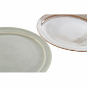 Flacher Teller DKD Home Decor Steingut (27 x 27 x 2 cm) (2 pcs)