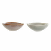 Suppenteller DKD Home Decor Braun grün Steingut (23 x 23 x 7.3 cm) (2 pcs)