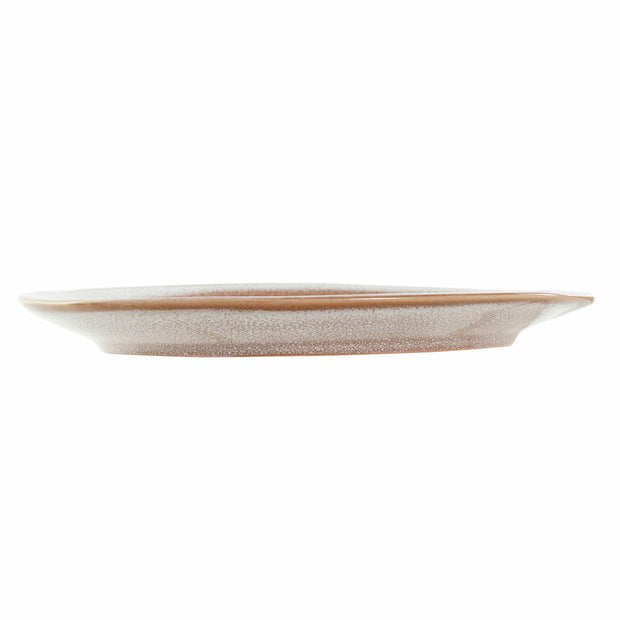 Flacher Teller DKD Home Decor Steingut (20 x 20 x 2 cm) (2 pcs)